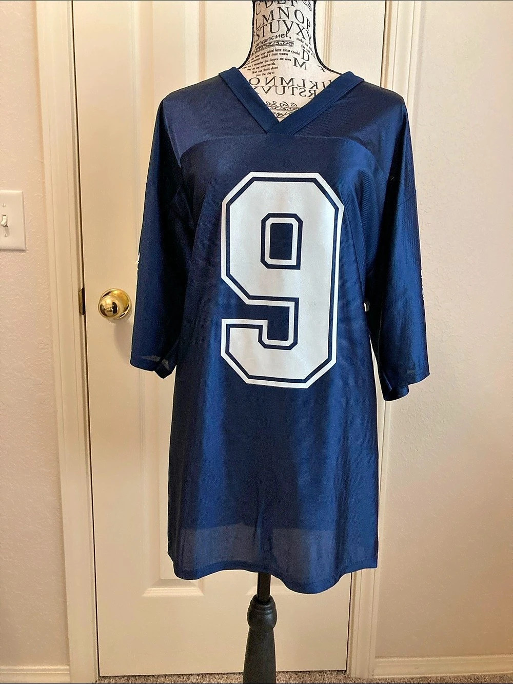 Dallas Cowboys Tony Romo #9 Blue & White Jersey Size Medium NWT